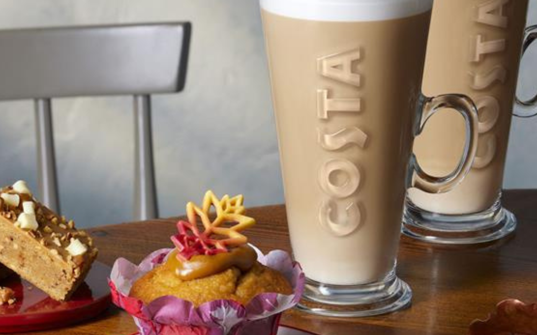 NEW AUTUMN ARRIVALS AT COSTA COFFEE