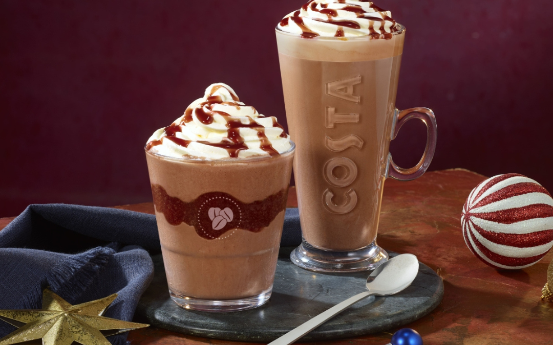 COSTA COFFEE FESTIVE MENU