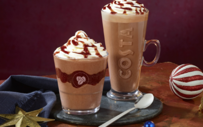 COSTA COFFEE FESTIVE MENU